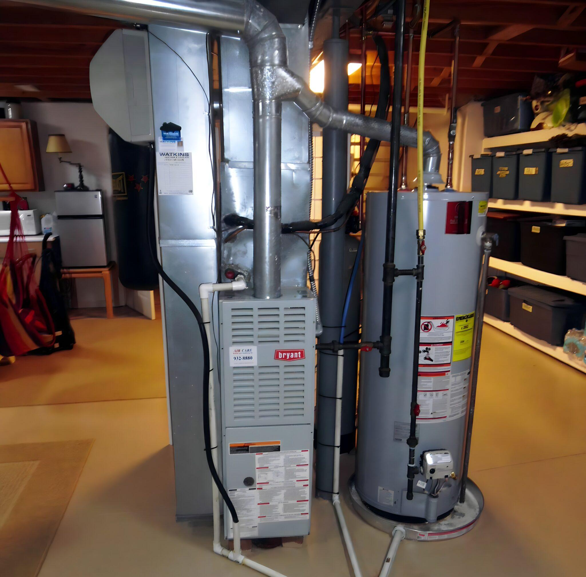 Bayer Heating and Cooling technician providing furnace repair in Herrin, IL