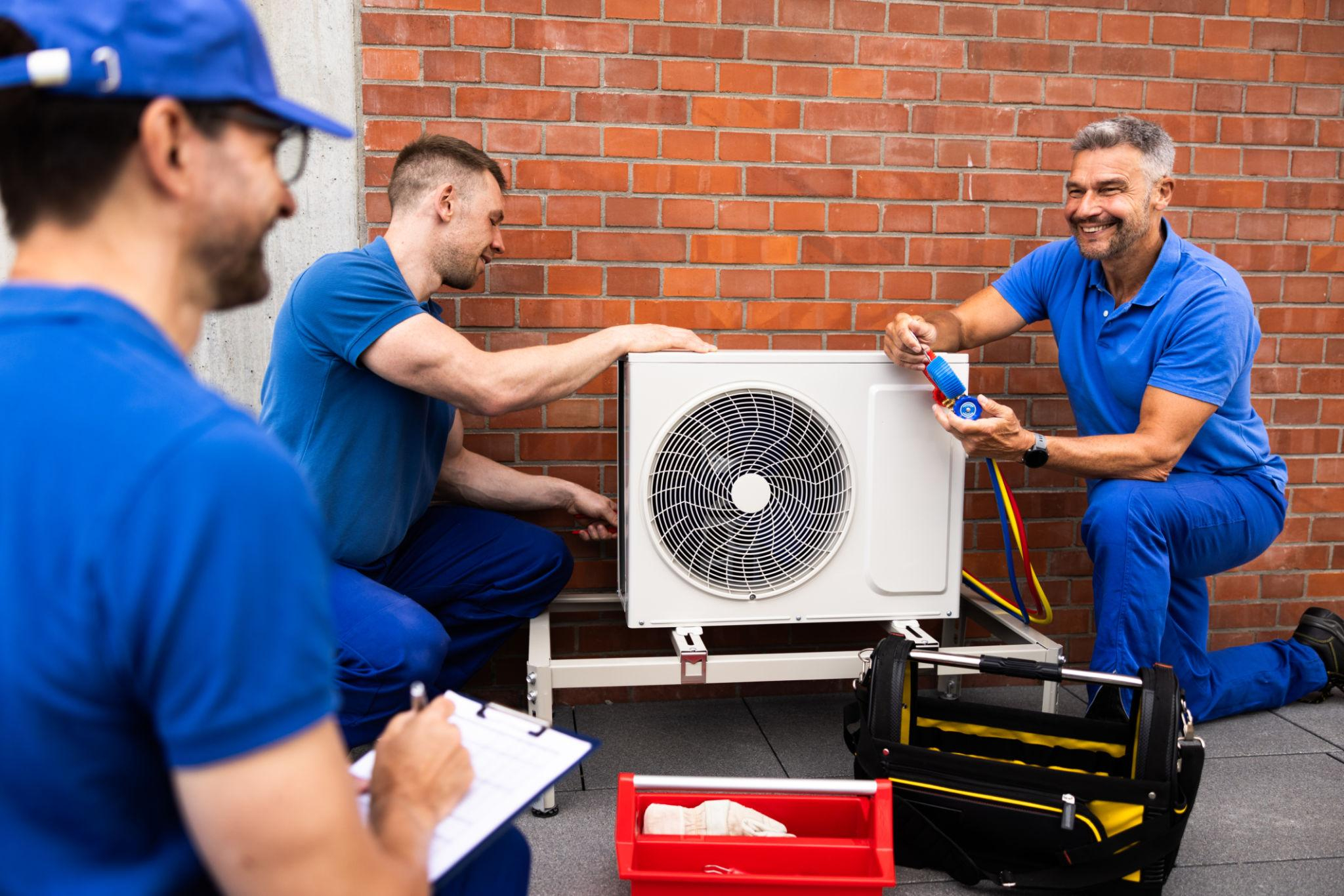 Bayer Heating and Cooling technician providing heating and cooling in Herrin, IL